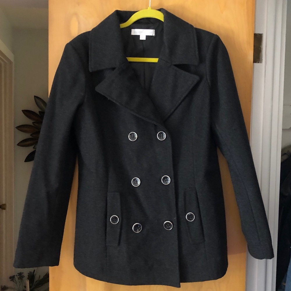 Dark Grey Peacoat
